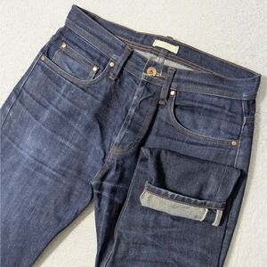 The Unbranded Brand UB601 14.5oz Relaxed Tapered Fit Selvage Denim Size 30x30